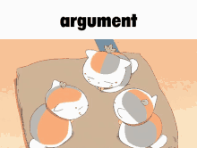 Argument Nyanko GIF - Argument Nyanko Nyanko Sensei GIFs