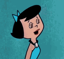 Betty Rubble The Flintstones GIF - Betty Rubble The Flintstones Cartoon Giggle GIFs