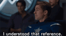 Captain America I Understood That Reference GIF - Captain America I Understood That Reference Just Saying GIFs