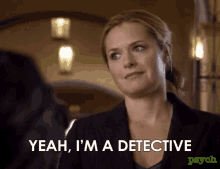 Yeah Im A Detective Juliet Ohara GIF - Yeah Im A Detective Juliet Ohara Maggie Lawson GIFs