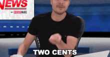 Two Cents Benedict Townsend GIF - Two Cents Benedict Townsend Youtuber News GIFs