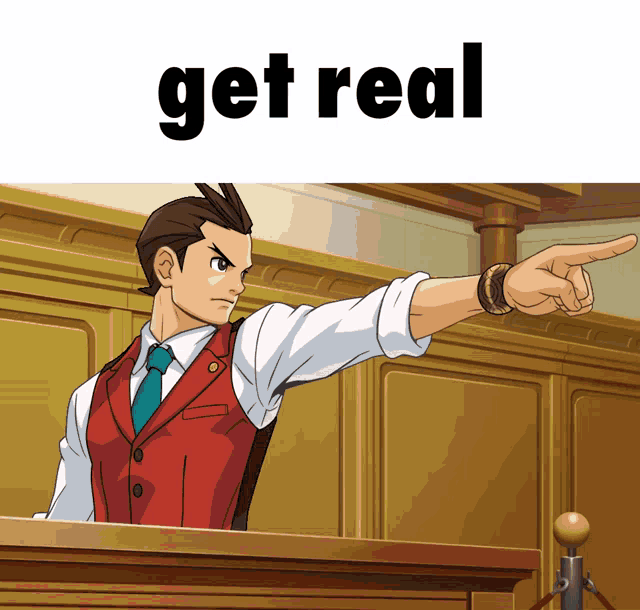 Get Real Apollo Justice GIF - Get Real Apollo Justice Capcom GIFs