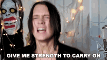 give me strength to carry on pellek halloween song cover give me courage to go through it give me power to carry on