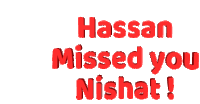 Hassan And Nishat Sticker - Hassan And Nishat Stickers