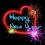 Happy New Year Fireworks GIF - Happy New Year Fireworks Heart GIFs