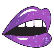 lips purple