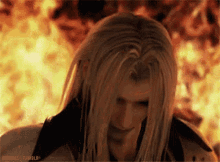 Sephiroth Look Up GIF - Sephiroth Look Up I See You GIFs