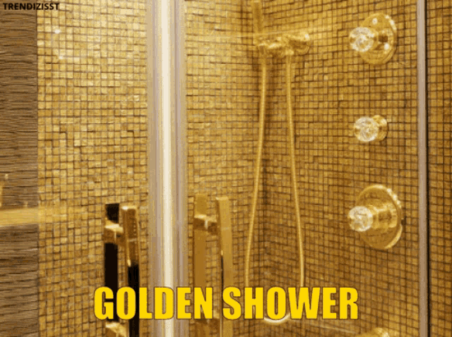 Golden Shower Bathroom GIF - Golden Shower Bathroom Make It Rain GIFs