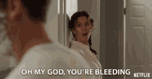 Oh My God Youre Bleeding GIF - Oh My God Youre Bleeding What Happened GIFs