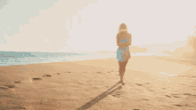 Walking On The Beach Alexi Blue GIF - Walking On The Beach Alexi Blue Wavelength GIFs