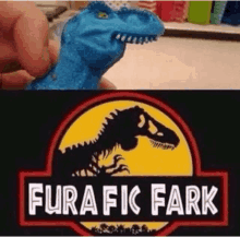 Furafic Fark Jurassic Park GIF - Furafic Fark Jurassic Park Blue Dino GIFs