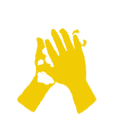 Clean Hands Sticker - Clean Hands Wash Stickers