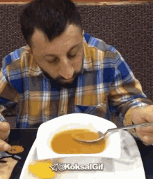 Koksal Eating GIF - Koksal Eating Soup GIFs