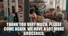 Ted Thank You Very Much Please Come Again GIF - Ted Thank You Very Much Please Come Again We Have A Lot More Groceries GIFs