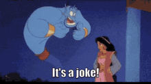Aladdin Genie GIF - Aladdin Genie Its A Joke GIFs