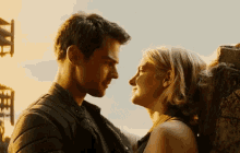 Kiss - Theo James GIF - The Divergent Series Allegiant Shailene Woodley GIFs