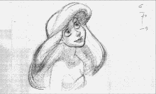 Ariel Sketches GIF - Mermaids GIFs