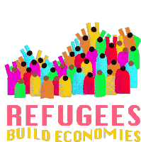 Refugee Refugees Sticker - Refugee Refugees Immigration Stickers