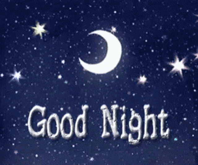 Good Night Stars GIF - Good Night Stars Moon - Discover & Share GIFs
