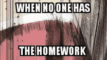 Anime Meme GIF - Anime Meme Homework GIFs