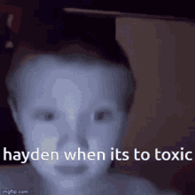 Hayden When GIF - Hayden When Its GIFs