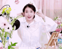 iu cute flower edam pretty iu cute flower edam pretty