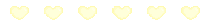 Yellow Heart Pixel Divider Sticker - Yellow Heart Pixel Divider Stickers