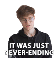 It Was Just Never Ending Finn Wiestål Sticker - It Was Just Never Ending Finn Wiestål Finn Stickers