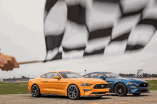 Ford Mustang Checkered Flag GIF - Ford Mustang Checkered Flag Mustang GIFs