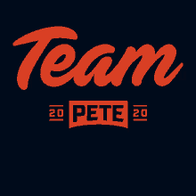 Team Pete For Governor2020 Pete Buttigieg GIF - Team Pete For Governor2020 Pete For Governor Team Pete GIFs
