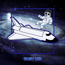 busy kid space ship astronaut