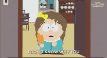 I Dont Know Why You Came From The Future To Narc On Me Heather Williams GIF - I Dont Know Why You Came From The Future To Narc On Me Heather Williams South Park GIFs
