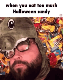 Halloween Candy GIF - Halloween Candy Too Much Candy Post Halloween GIFs