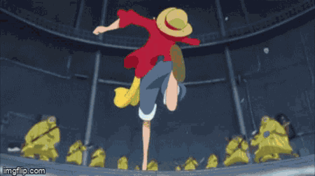 One Piece Hands Up Gif One Piece Hands Up Luffy Discover Share Gifs
