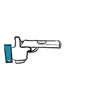 downsign bang thumb up gun toy downsign bang thumb up gun toy