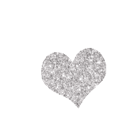 Glitter Heart Sticker - Glitter Heart Stickers
