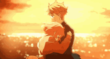 kyoukai no kanata beyond the boundary akihito kanbara mirai kuriyama hug kyoukai no kanata beyond the boundary akihito kanbara mirai kuriyama hug