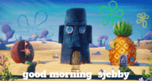 Good Morning Spongebob Good Morning Sjebby GIF - Good Morning Spongebob Good Morning Sjebby Sjebby GIFs