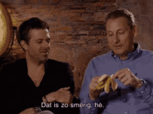 gert verhulst sergio herman banaan smerig lekker