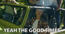 Yeah The Good Times Make A Good Life Stephen Sharer GIF - Yeah The Good Times Make A Good Life Stephen Sharer In My Jeep GIFs