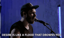 Desire Is Like A Flood That Drowns You James Vincent Mc Morrow GIF - Desire Is Like A Flood That Drowns You James Vincent Mc Morrow Glad Its Raining GIFs