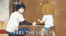 anime love lets party feel