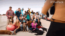 Cheering The Pack GIF - Cheering The Pack Happy People GIFs