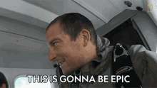 This Is Gonna Be Epic Terry Crews Skydives Over Iceland GIF - This Is Gonna Be Epic Terry Crews Skydives Over Iceland Running Wild With Bear Grylls GIFs