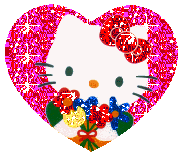 Hello Kitty Hello Kitty Love Sticker - Hello Kitty Hello Kitty Love Glittery Stickers
