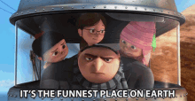 Its The Funnest Place On Earth Dont Care GIF - Its The Funnest Place On Earth Dont Care Gru GIFs