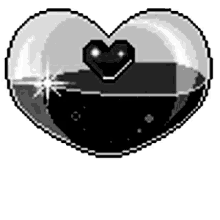 love heart black heart