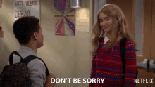 Dont Be Sorry Isabel May GIF - Dont Be Sorry Isabel May Katie Cooper GIFs