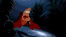 Sebastian Tired GIF - Sebastian Tired The Little Mermaid GIFs