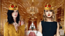 Katy Perry Taylor Swift GIF - Katy Perry Taylor Swift Queen GIFs